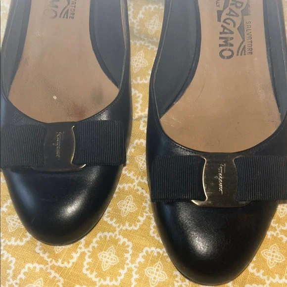 Salvatore Ferragamo Black Leather Shoes - Picture 6 of 8